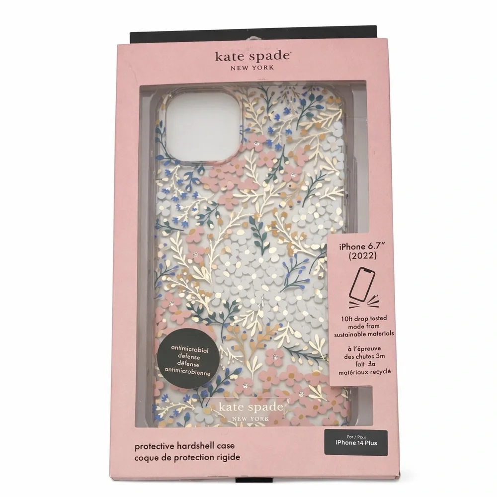 Kate Spade Multi Floral iPhone 14 Plus MagSafe Case 6.7” NWT